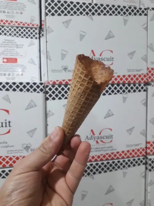 Cornet de glace ou base de biscuit 