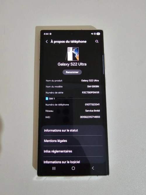 Samsung S22 ultra