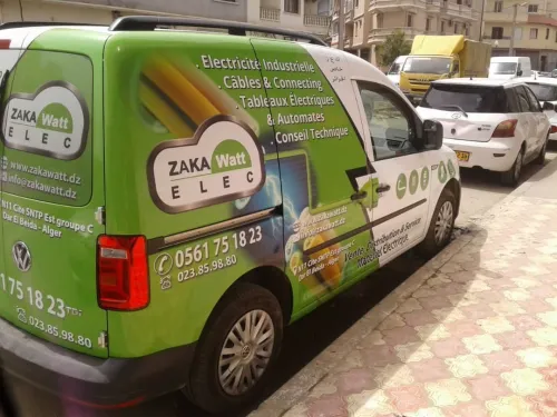 Habillage vehicules et vitrines