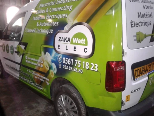Habillage vehicules et vitrines
