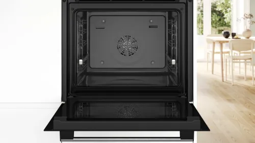 FOUR BOSCH ENCASTRABLE ÉLECTRIQUE VENTILÉ 71L INOX SÉRIE 6 HYDROLYSE AIR FRYER HBG536ES4 EUROPÉEN
