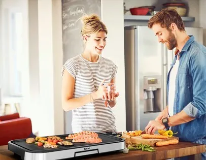 PLANCHA TEFAL GIANT INOX XXL 2300WATT 12 PERSONNE 55/30
