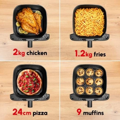 FRITEUSE MOULINEX AIR FRYER EASY FRY 7L 8 PROGRAMME 2470WATT EZ855AF0