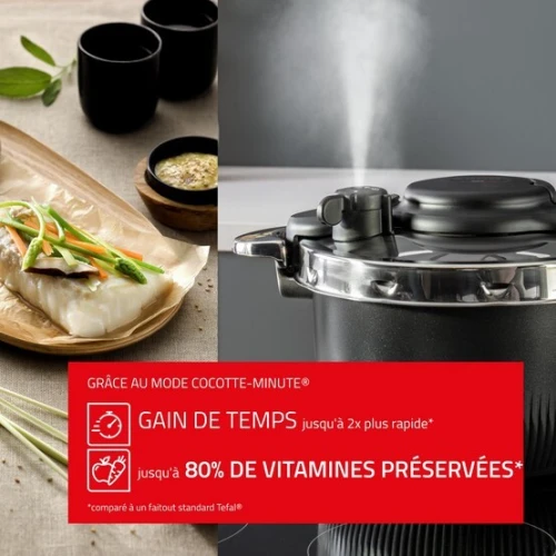 COCOTTE MINUTE SEB 6L CLIPSO TEMPO 3IN1