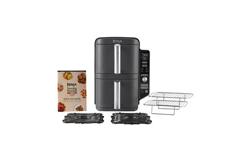 FRITEUSE NINJA AIR FRYER DOUBLE STACK XL 9.5L 6 PROGRAMME 2470WATT SL400EU
