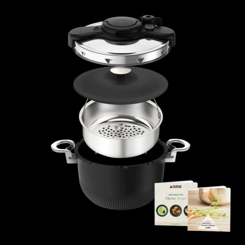 COCOTTE MINUTE SEB 6L CLIPSO TEMPO 3IN1