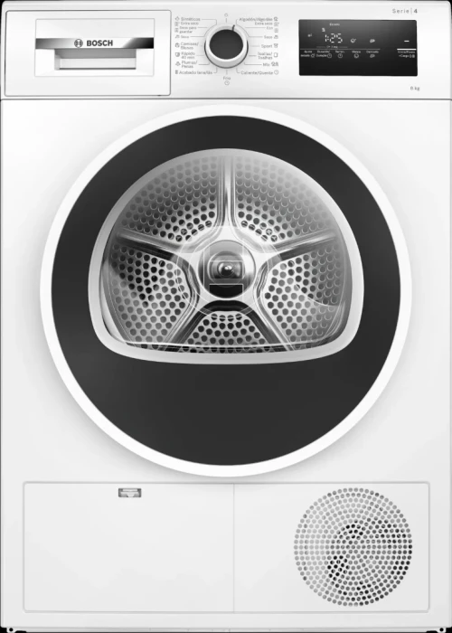 SÈCHE LINGE BOSCH 8KG SÉRIE 4 POMPE À CHALEUR WTR83200ES EUROPÉEN 