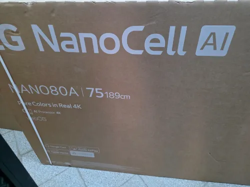 TV LG NANOCELL 75" SMART 4K 75NANO80A6B NEW 2025