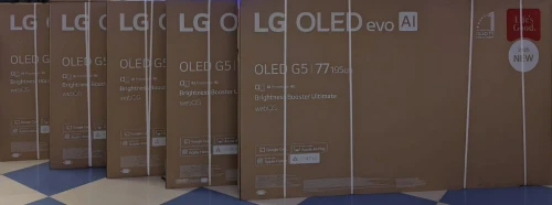 TV LG OLED EVO GALLERY EDITION 77" G5 SMART 4K 165FPS HDMI 2.1 ALPHA 11 NEW 2025 EUROPÉEN 
