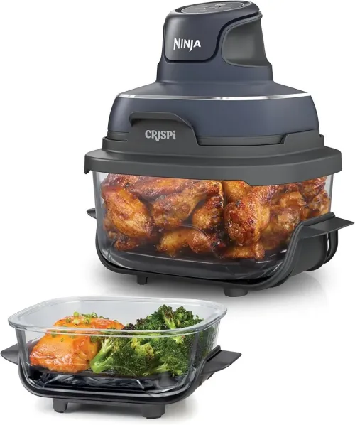 NINJA CRISPI AIR FRYER 3.8L + 1.4L 4EN1 1700WATT FN101EUGY