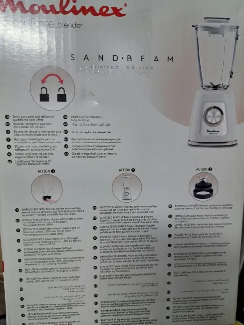 BLENDER MOULINEX EDITION LIMITÉE EN VERRE 1.75L 800WATT LM430A10 