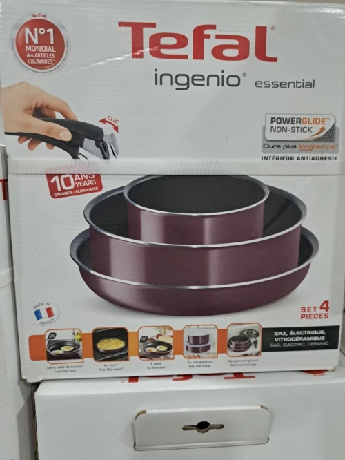 KIT TEFAL INGENIO ESSENTIAL 4 PIÈCES MADE IN FRANCE 
