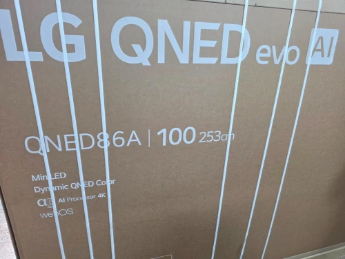 TTV LG QNED EVO MINI LED 100" SMART 4K 144FPS HDMI 2.1 EUROPÉEN 100QNED86A6