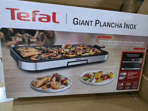 PLANCHA TEFAL GIANT INOX XXL 2300WATT 12 PERSONNE 55/30