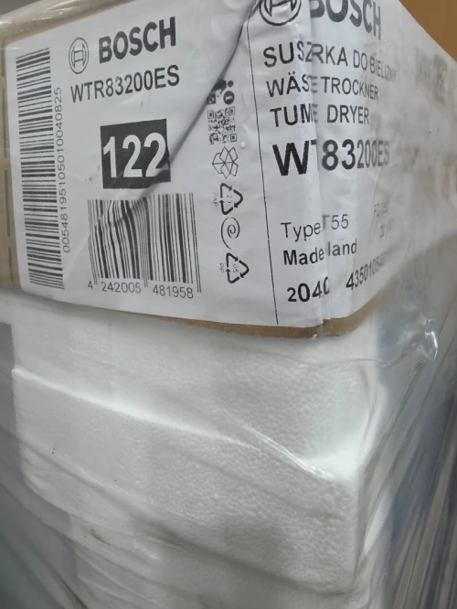 SÈCHE LINGE BOSCH 8KG SÉRIE 4 POMPE À CHALEUR WTR83200ES EUROPÉEN 