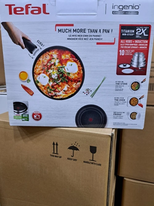KIT TEFAL INGENIO EMOTION INDUCTION 10 PIÈCES 