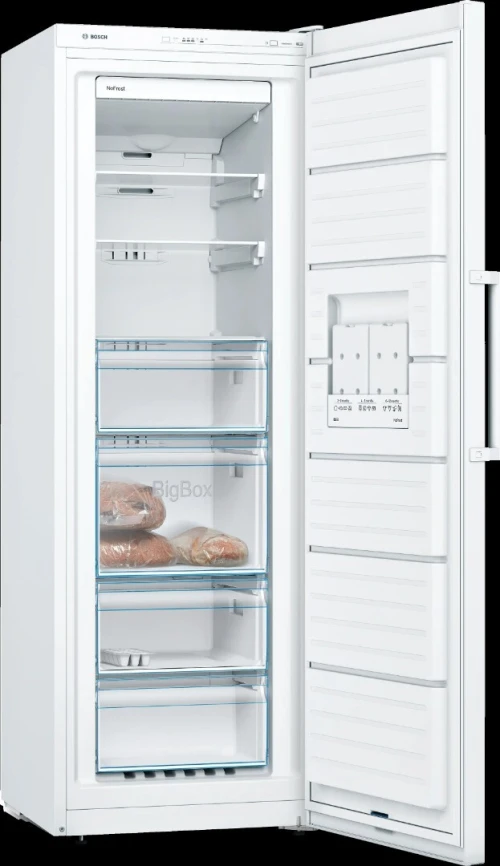 CONGÉLATEUR BOSCH PAUSE LIBRE ARMOIRE BLANC 225L SERIE 4 GSN33VWEP EUROPÉEN