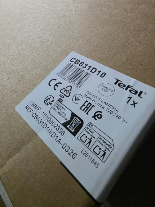 PLANCHA TEFAL GIANT INOX XXL 2300WATT 12 PERSONNE 55/30