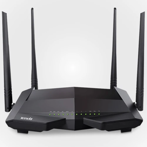 Modem Routeur Tenda V12 | AC1200 Dual Band | VDSL2 / ADSL2+ | 4 Antennes - Puissant