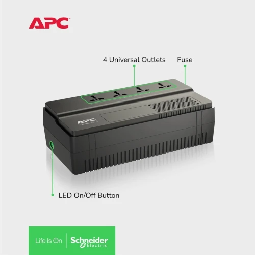 Onduleur APC Easy UPS 650VA (375W) | 4 Prises Universelles | AVR