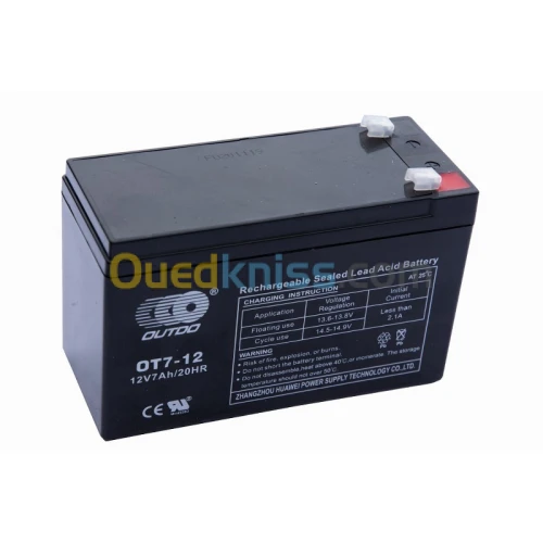 BATTERIE ONDULEUR RAGGIE12V/20hr   4.5AH / 7 AH / 9AH / 12AH