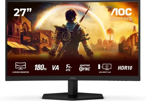ECRAN AOC C27G42E 27'' / FAST VA CURVED / 180Hz - 0.5ms / HDMI & DP / 100% NEUFVous exigez une réactivité