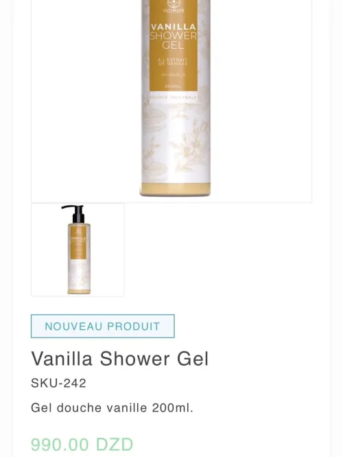 Gel douche et brumes plusieurs goûts