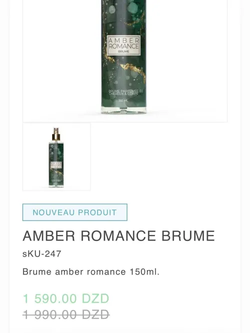 Gel douche et brumes plusieurs goûts