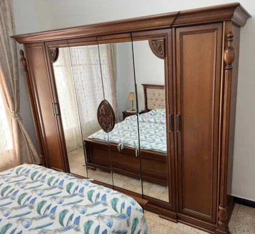 Chambre à coucher en bois hêtre massif