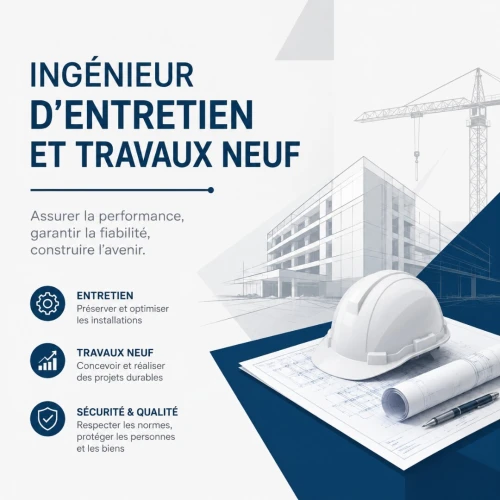 Ingenieur entretien maintenance et travaux neuf