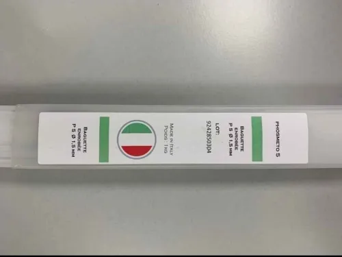BAGUETTE ARGENT ENROBÉE de soudure made in Europe Italy