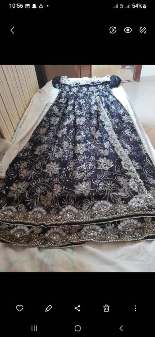Blouza noir argenté avec ceinture كلشي حر
