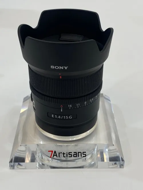 Sony 15 mm G f1.4