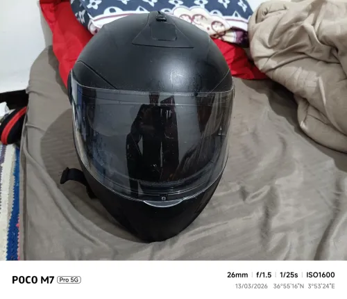 Casque moto intégral taille M