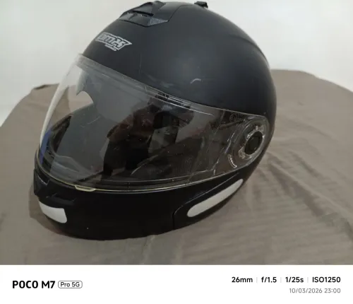 Casque moto modulable taille M