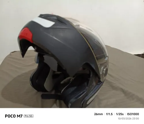 Casque moto modulable taille M