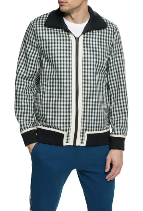 Ted Baker Scotby Veste Original Harrington Réversible Homme Bleu Marine Taille 3 (M EU 48-50)