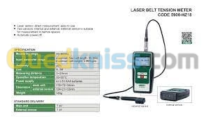 TENSIOMETRE LASER POUR COURROIE     