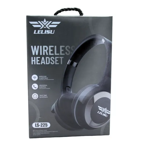 CASQUE MICROPHONE BLUETOOTH-TF CARD-AUX SANS FIL LELISU LS-225 BAT 6H