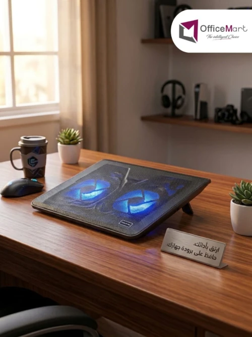 REFROIDISSEUR SUPPORT LAPTOP PORTABLE AVEC 2 VENTILATEUR