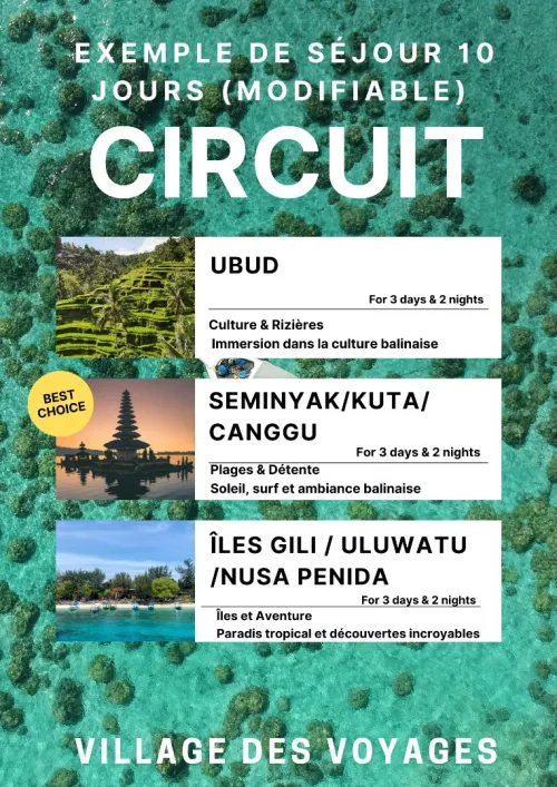voyage à la carte à Bali
