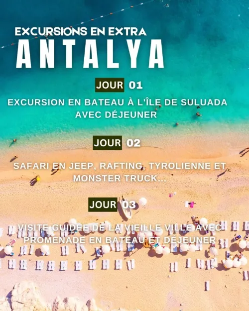un séjour 10 jours et 9 nuits - Antalya