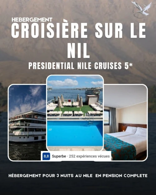 Croisière sur le Nil Le Caire - Assouan - Louxor - Alexandrie