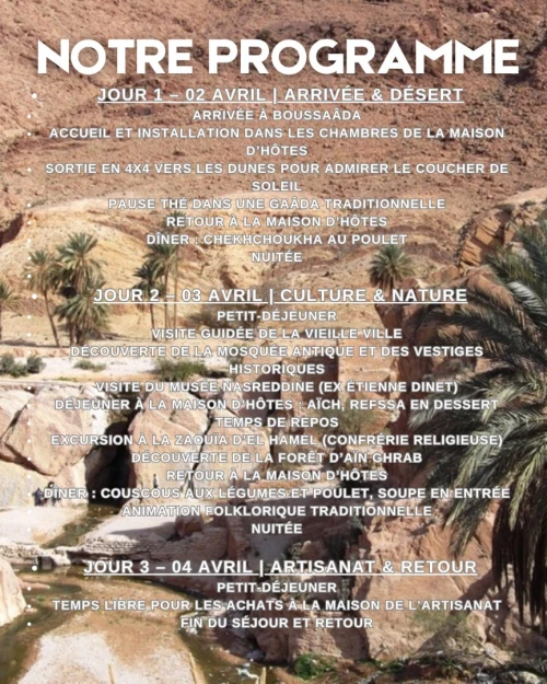 WEEKEND BOUSAADA