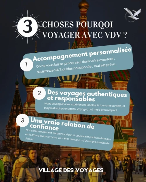 Voyage organise Russie