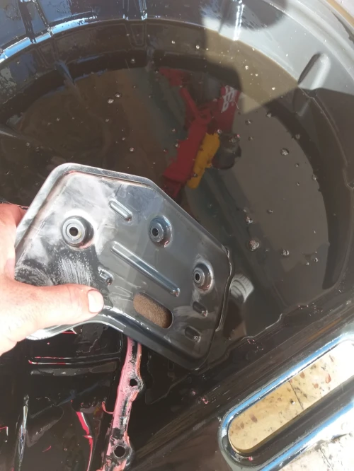 Vidange de boite automatique avec machine 