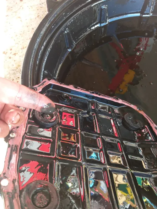 Vidange de boite automatique avec machine 