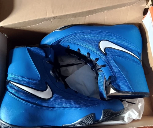 Nike Machomai 2 - Royal/White - حذاء الملاكمة للمحترفين "Pointure:44 فقط"