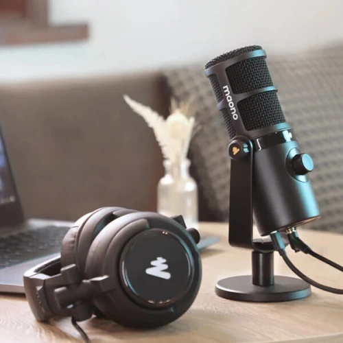 ميكروفون Maono PD400X جديد في العلبة