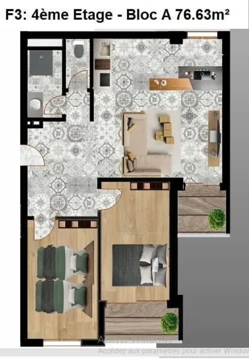 Vente Appartement Studio F2 F3 Béjaïa Bejaia
